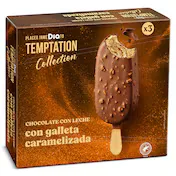 Helado Bombón Galleta y Caramelo Dia Temptation 3 X 71 G