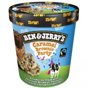 Helado Caramel Brownie Party Ben&jerry´s 465 Ml.