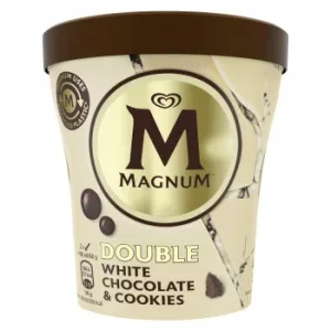 Helado Chocolate Blanco & Cookies Double Magnum 440 Ml.
