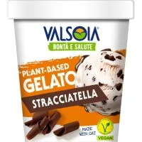 Helado con Base de Avena y Stracciatella Valsoia, Tarrina 60 Cl