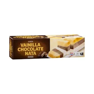 Barra de Helado Sabor Vainilla, Chocolate y Nata Hacendado 1 L