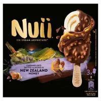 Helado de Almendras, Sal, Caramelo, Miel Nuii, 3 Uds, Caja 204 G