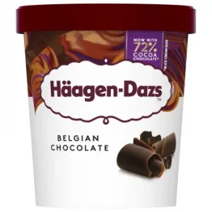 Helado de Chocolate Belga Häagen Dazs sin Gluten 460 Ml.