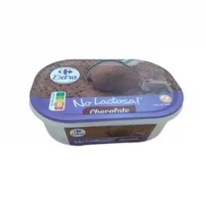 Helado de Chocolate Carrefour Extra sin Gluten sin Lactosa 480 G.