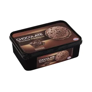 Helado de Chocolate Hacendado con Trocitos Sabor Chocolate 1 L