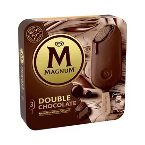 Magnum Helado de Chocolate con una Capa de Chocolate Recubierto de Chocolate con Leche 3 X 85 Ml. 255 ML