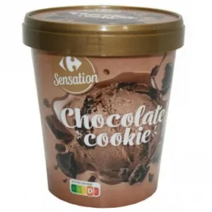 Helado de Chocolate Cookies Carrefour Sensation 300 G.
