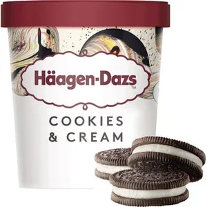 Helado de Crema con Cookies Haagen-dazs