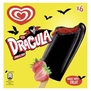 Helado de Fresa Drácula Frigo sin Gluten 6 Ud.