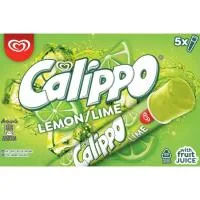 Helado de Lima-limón Calippo, 5 Uds, Caja 525 G