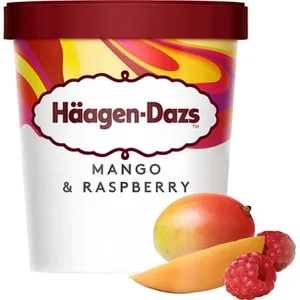 Helado de Mango y Frambuesa  Haagen-dazs 460 ML