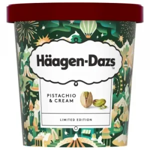 Helado de Pistacho Häagen-dazs sin Gluten 347 G.