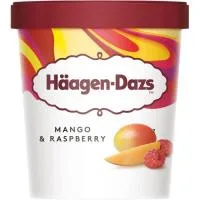 Helado de Mango&raspberry Haagen Dazs, Tarrina 400 G