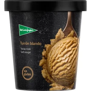 Helado de Turrón Blando sin Gluten el Corte Ingles