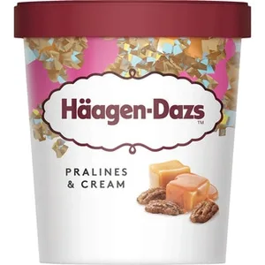 Helado de Vainilla con Nueces de Pecán y Caramelo Haagen-dazs