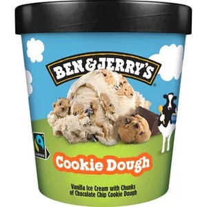 Helado de Vainilla con Trozos de Galleta BEN & Jerry's