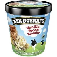 Helado de Vainilla y Pecan Blondie Ben&jerry's, Tarrina 465 Ml
