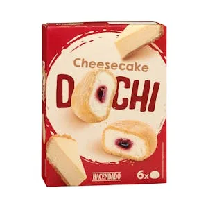 Helado Dochi Cheesecake Hacendado con Salsa de Frambuesa 0.216 L