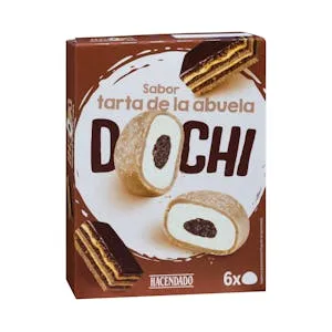 Helado Dochi Sabor Tarta de la Abuela Hacendado con Salsa de Avellana 0.216 L