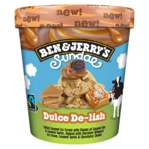 Helado Dulce De-lish Ben & Jerry’s 427 Ml.