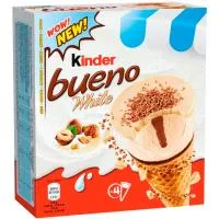 Helado Ferrero Rocher Kinder Bueno White, 4 Uds, Caja 248 G