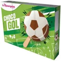 Helado Choco Gol la Menorquina, 4 Uds, Caja 200 G