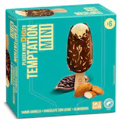 Helado Mini Bombón Almendrado Dia Temptation 6 X 36 G