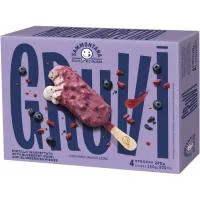 Helado Mirtillo Arándano Gruvi, Caja 4x60 G