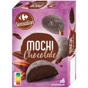 Helado Mochi de Chocolate Carrefour Sensation 6 Ud.