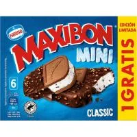 Helado Nata 1 Gratis Mini Maxibon, Pack 6x80 Ml