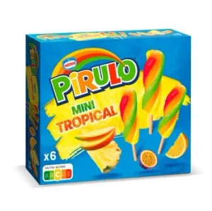 Helado Pirulo Mini Tropical Nestlé sin Gluten 6 Ud.