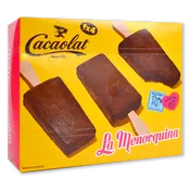 Helado Polo de Cacaolat la Menorquina Paq. 4 U.