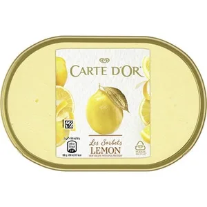 Helado Sorbete Limón con Zumo de Limón Carte D'or