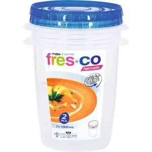 Hermetic Twist C/rosca 1000 Ml  Pack de 2 Uds 2 X 1 u