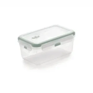 Hermético Rectangular Alto de Plástico 1,9l Carrefour Klipfresh