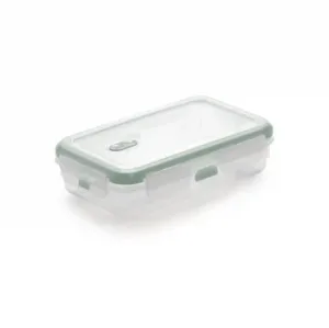 Hermético Rectangular bajo de Plástico 1l Carrefour Klipfresh