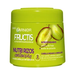 Fructis Hidra Rizo de Garnier Mascarilla Capliar Fortificante para Cabello Rizado u Ondulado 300 Ml.