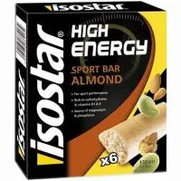 Barra High Energy de Almendras Isostar, Caja 150 G