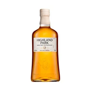 Highland Park Whisky Single Malt Escocés de 12 Años, Picante y Equilibrado Botella 70 Cl. 700 ML