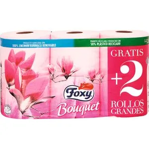 Higiénico Bouquet Color 4 Rollos Más 2 Gratis 6 u