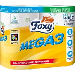 Higiénico Mega3 4 u