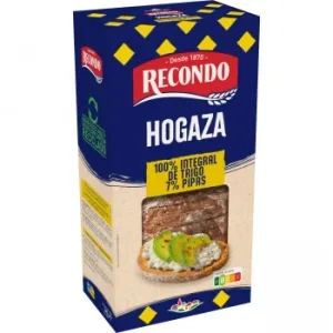 Hogaza de Pan Integral Tostado Recondo 240 G.