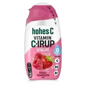 Hohes C Vitamin C-irup Vitalize Bebida Isotónica Sabor Fresa y Frambuesa Botella 65 Ml.