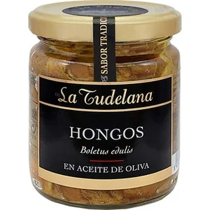 Hongos Boletus Edulis en Aceite de Oliva la Tudelana