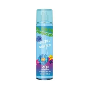 AQC Fragances Honolulu Weekend Fragancia Corporal para Mujer con Vaporizador en Spray 250 Ml. 236 ML