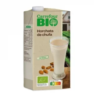 Horchata de Chufa Ecológica Carrefour Bio sin Gluten Brik 1 L.