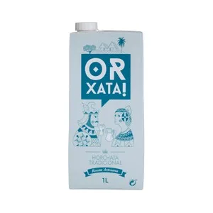 Or,xata Horchata Receta Artesanal con Denominación de Origen Chufa de Valencia Or,xata 1 L. 1000 ML