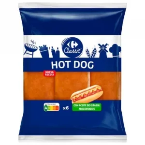 Hot Dog Classic' Carrefour 330 G.