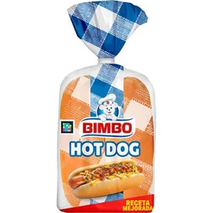 Hot Dog Pan de Perritos Bolsa 4 Unidades  Bimbo 220 G