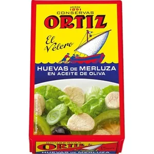 Ortiz Huevas de Caballa en Aceite de Oliva Lata de 80 G.